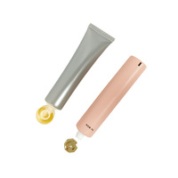 Tube en plastique souple mat personnalisé avec logo, 20 g, emballage cosmétique haut de gamme pour crème pour les mains, lotion, impression à l'écran