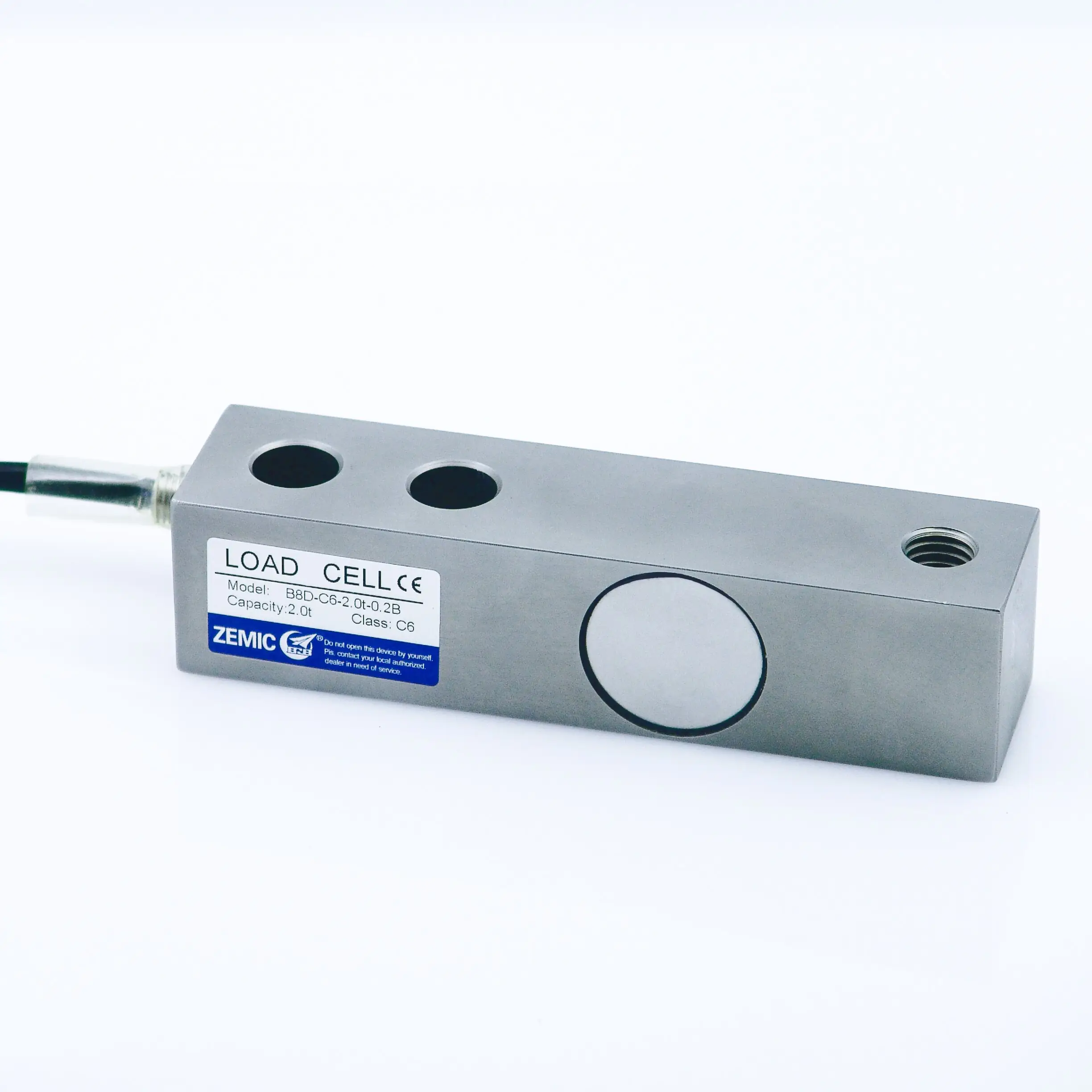 Zemic Oiml Goedkeuring Shear Beam Type 0.5T-5T Capaciteit Roestvrijstalen Load Cell B8D BM8D