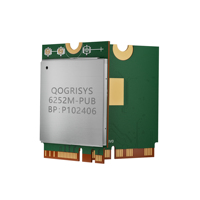 QOGRISYS Módulo WiFi 6 de Doble Banda 2.4G/5GHz de 1800Mbps 802.11ax Bluetooth 5.2 M.2 2230 PCIe Realtek RTL8852BE para Laptop PC