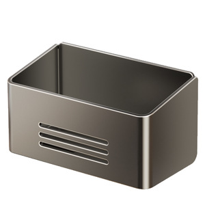 Organisateur magnétique pour réfrigérateur, boîte de rangement en acier au carbone pour oignon vert, gingembre, ail, fixation murale sans perçage - Product Image 1