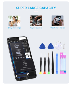 Baterías de ciclo 0 de alta capacidad Super Big <span class=keywords><strong>Mah</strong></span> para Apple <span class=keywords><strong>Iphone</strong></span> 5G Se 6S 7 8Plus X Xr Xs 11 12 <span class=keywords><strong>13</strong></span> <span class=keywords><strong>Mini</strong></span> Pro Max - Product Image 5