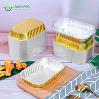 Barquette alimentaire jetable en aluminium 1000 ml, moule à pain, boîte à déjeuner écologique, boîte à repas rapide, contenants à emporter