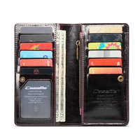 CaseMe Dompet Universal untuk Ponsel iPhone 14 13 12, Tempat Kartu Kredit Multi-Kartu, Kantong Ponsel untuk Samsung S22 Case 6.9 Inch