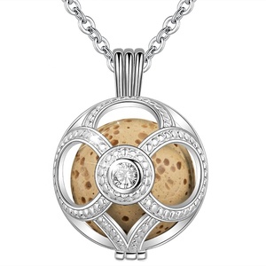 collana <span class=keywords><strong>chiama</strong></span> angeli argento ciondolo aromaterapia aromaterapia collana - Product Image 2