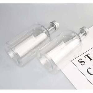 250ml ve 500ml Tek Kullanımlık Çift Cidarlı Kapaklı ve Saplı <span class=keywords><strong>PET</strong></span> Plastik Şişeler Zhejiang Serigrafi Baskılı Bira İçecek - Product Image 4