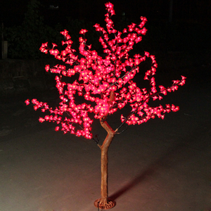 Iluminación LED de árbol de cerezo Artificial realista para decoración de jardín interior/exterior, iluminación de vacaciones de Navidad, Parque decorativo - Product Image 3