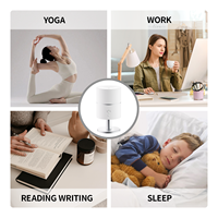 Diffuseur d'arômes ultrasonique de luxe en gros lampe de table veilleuse huile essentielle silencieuse 3-en-1 pour humidificateur d'air chambre à coucher