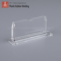 Caja acrílica personalizada de mecanizado CNC, vitrina de plástico transparente/transparente
