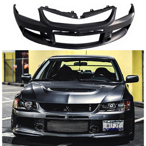 Pare-chocs de voiture JDM direct usine pour Mitsubishi Lancer EVO 7 - 9, lèvre de pare-chocs avant, pare-chocs arrière, vente en gros, style <span class=keywords><strong>OEM</strong></span> universel, pièce en PP - Product Image 1