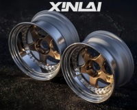 XINLAI Vente Chaude Jantes Forgées Brossées Polies 3 Pièces 5x120 5x112 5x114.3 18 19 20 21 22 Pouces pour Voiture de Course