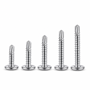 Vis autoperceuses à tête cylindrique A4 en acier inoxydable PH2 pour fixation de bardage de façade maritime et de carrosserie de remorque de bateau, vente en gros - Product Image 1