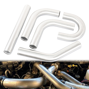 Tuyau d'<span class=keywords><strong>intercooler</strong></span> universel en aluminium 500 mm 51/57/63/70/76 mm, tube à 0/45/90/180 degrés pour <span class=keywords><strong>intercooler</strong></span> turbo à aspiration froide DIY - Product Image 1