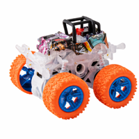 Voiture de cascade LED éblouissante à graffitis, rotation à 360 degrés, monster truck à friction, véhicule tout-terrain jouet pour enfants, idéal pour les cadeaux