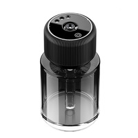 Diffuseur d'aromathérapie automatique intelligent pour voiture en verre de luxe premium, vaporisateur de parfum réglable, parfum intelligent pour voiture