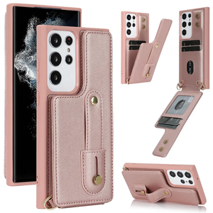 Funda <span class=keywords><strong>de</strong></span> teléfono <span class=keywords><strong>de</strong></span> cuero para <span class=keywords><strong>Samsung</strong></span> Galaxy S23 Ultra S22 Plus <span class=keywords><strong>A13</strong></span> A04S M13 A52 A53 A14 A34 funda <span class=keywords><strong>de</strong></span> muñeca <span class=keywords><strong>de</strong></span> bolsillo con cordón - Product Image 1