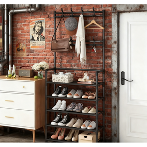 Zapateros Americanos en Existencia, Estantes de Almacenamiento Combinables de Múltiples Niveles, Armarios para Zapatos para el Hogar, Estantes para Zapatos y Sombreros - Product Image 3