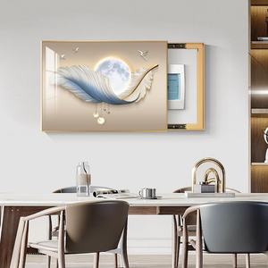 Arte Decorativo Moderno para Pared, Cuadro de Porcelana con Diseño de Caja de Medidor Eléctrico, Base de Lienzo con Seguridad Avanzada - Product Image 3