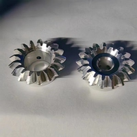 Cadre de vélo à pignon fixe en alliage d'aluminium et acier inoxydable, plaque en aluminium 6061, engrenage à dentes droites usiné CNC pour usinage, noir