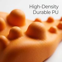 Coussin de massage en PU haute densité à 12 points de pression, dispositif ergonomique de traction cervicale pour le soulagement des douleurs au cou et aux épaules