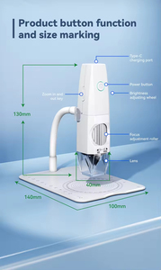 Mới 1080P 2M 8 Led USB Wifi kính hiển vi kỹ thuật số nhỏ không dây cầm tay kính hiển vi kỹ thuật số cho thiết bị điện tử PCB di động - Product Image 3