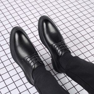 Formal lee Cooper 38-44 EVA Rubber <strong>Black</strong> Office <strong>Boots</strong> for <strong>Men</strong> Official Shoes for <strong>Men</strong> Wet Look <strong>Men's</strong> Leather Shoes - Product Image 3