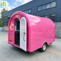 Remorque alimentaire mobile compacte Goeasy, petite borne de restauration extérieure, idéale pour la plage et les marchés fermiers