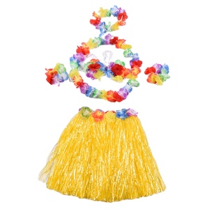 Costumi a tema spiaggia gonna in erba monostrato alla moda hawaiana con gonna in erba Sexy da donna - Product Image 1
