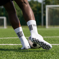 Chaussettes de sport athlétiques durables et antidérapantes pour hommes, personnalisables, avec grip de football, écologiques, séchage rapide, fournisseur direct