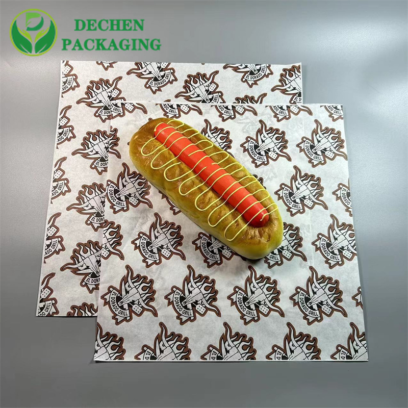 Food Packaging Suppliers Near Me Custom Sandwich Wrap Paper Shawarma