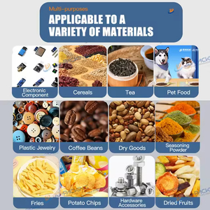 เครื่องบรรจุแบบกึ่งอัตโนมัติสำหรับข้าวพอง เมล็ดพืช น้ำตาล ชา ปุ๋ย บรรจุภัณฑ์แบบตั้งได้ชนิดซอง ถุง และแบบเม็ด ผง พร้อมระบบชั่งน้ำหนักและจ่ายวัตถุ - Product Image 4