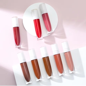 Rouge à lèvres mat liquide végétalien pigmenté en velours mat imperméable longue durée - Product Image 5