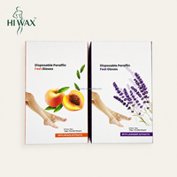 Ensemble de 6 paires de gants et chaussettes jetables en cire de paraffine pour soins hydratants des mains et des pieds, idéal pour les salons de manucure professionnels
