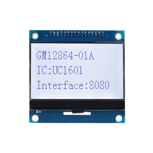 ROHS 16 PIN SPI 12864 Đồ Họa Mô-đun Quảng Trường Đơn Sắc Hiển Thị <span class=keywords><strong>LCD</strong></span> 128x64 - Product Image 2