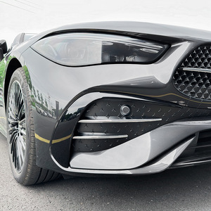 Mercedes-Benz CLE Coupé C236 2024+ Grille de pare-chocs avant, garnitures décoratives, noir piano, texture fibre de carbone, ABS adhésif - Product Image 2