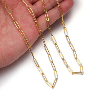Stainless Steel Flat Oval Chain 1M Gold <b>Silver</b> For Bracelet Making DIY Jewelry Findings - Product Image 4