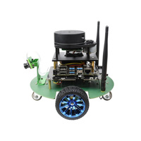 Kit d'accessoires JetBot version professionnelle ROS AI avec deux contrôleurs, robot IA, cartographie LiDAR, traitement de vision, robot IA ROS