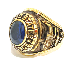 แหวนทองเหลืองพร้อมเพทายใช้ได้ทั้งชายและหญิง - Product Image 1