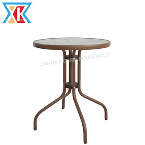 Metal barato café/bistro mesa de cristal al aire libre - Product Image 6