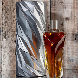 Bouteille à liqueur en verre clair épais et robuste pour whisky, rhum, vodka, <span class=keywords><strong>gin</strong></span>, tequila, brandy, bouteilles en verre de luxe personnalisées - Product Image 2
