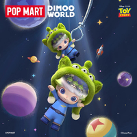 Figur Koleksi Asli POP MART MEGA JUST DIMOO 400% Pixar Alien Dengan Hadiah Toy Story