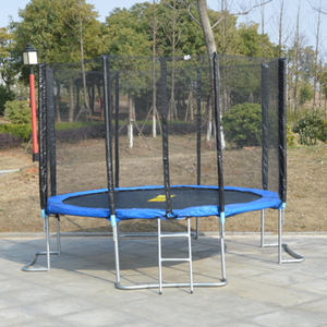 Grand <span class=keywords><strong>trampoline</strong></span> extérieur de 10 pieds - <span class=keywords><strong>4</strong></span> trampolines pour enfants et adultes avec filet - Product Image 5