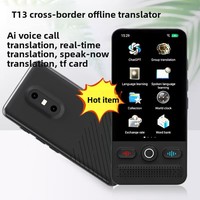 Meilleure Vente 2026 T13 Dispositif de Traduction Vocale Instantanée Hors Ligne en Temps Réel en Matériau ABS pour le Commerce Extérieur, Traduction Simultanée