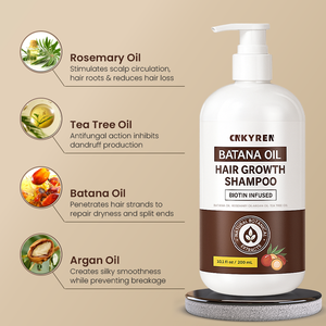 Shampooing hydratant <span class=keywords><strong>antipelliculaire</strong></span> OEM à l'huile de batana Soins capillaires Prévention de la perte de cheveux Formule de traitement nourrissante pour la croissance - Product Image 2