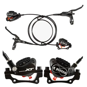 OEM/ODM MTB 800*1500mm freno idraulico Mountain Bike 4 pistoni freno in lega di alluminio bicicletta idraulico morsetto a disco parti freni