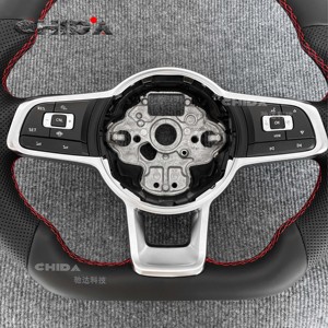 เหมาะสำหรับ Volkswagen VW Golf 4 5 6 7 7.5 8 MK4 5 6 7 7.5 8 R GTI GTE พวงมาลัยสปอร์ตหนังที่ไม่ทำลาย - Product Image 5