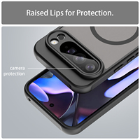 Coque Téléphone Magnétique pour Pixel 10 Pro Antichoc Résistante aux Chutes PC TPU Toucher Peau Étui Mat pour Google Pixel 9 10 Pro XL