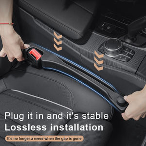 Juego de <span class=keywords><strong>2</strong></span> piezas para relleno de huecos de asiento de coche, tira de hueco lateral de asiento multifuncional de PU 3 en 1 con organizador de almacenamiento y función de gancho - Product Image 6