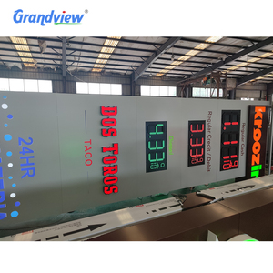 Iluminación Led personalizada para Estación de Servicio al aire libre, señal de poste con logotipo 3d, grande, venta al por mayor - Product Image 2