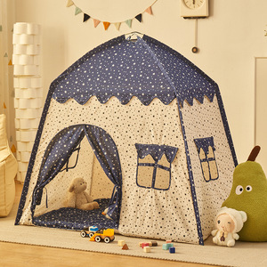 Gran tela de poliéster <span class=keywords><strong>para</strong></span> <span class=keywords><strong>niñas</strong></span> y niños Sterry Star Princess Castle Tent Kids Tent Picnic Pop up Tienda de campaña <span class=keywords><strong>para</strong></span> exteriores - Product Image 4