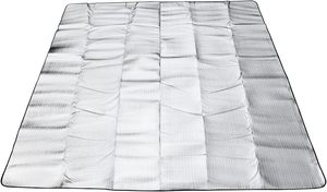Manta de <span class=keywords><strong>Camping</strong></span> de Aluminio de Doble Cara, Resistente a la Humedad, <span class=keywords><strong>para</strong></span> Exteriores, con Aislamiento y Protección Impermeable - Product Image 6
